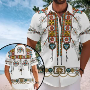 Elvis Presley Short Sleeve Button-Down Shirt - HOATT20909