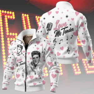 Elvis Presley Thick Knit Fleece Jacket - HOATT21262