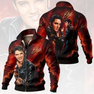 Elvis Presley Thick Knit Fleece Jacket - HOATT21191
