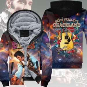 Elvis Presley 3D Fleece Zip Hoodie - HOATT21106