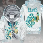 Elvis Presley 3D Fleece Zip Hoodie – HOATT21125
