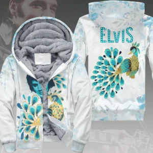 Elvis Presley 3D Fleece Zip Hoodie - HOATT21125