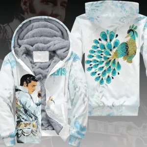 Elvis Presley 3D Fleece Zip Hoodie - HOATT21158