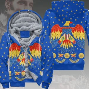 Elvis Presley 3D Fleece Zip Hoodie - HOATT21233