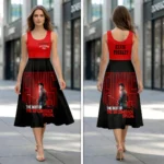 Elvis Presley Sleeveless Knee-Length Dress – HOATT21357