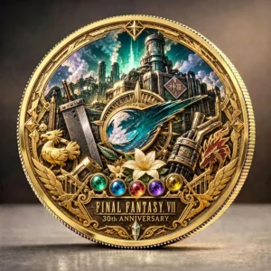 Final Fantasy VII 30th Anniversary Commemorative Coin - GNE8768