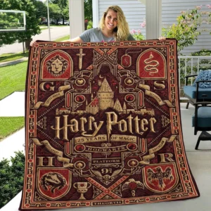 Harry Potter 25th Anniversary Quilt Blanket - TMTHU9273