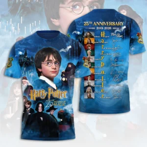 Harry Potter 25th Anniversary 3D Apparel - HOATT20818
