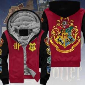 Harry Potter 3D Fleece Zip Hoodie - TMTHU9245