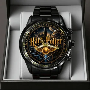 Harry Potter Black Stainless Steel Watch - TMTHU9268