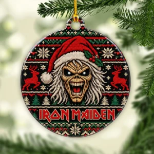 Iron Maiden Custom Shape 2-side Printed Acrylic Ornament - GNE8810