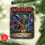 Personalized Iron Maiden Custom Shape 2-side Printed Acrylic Ornament – GNE8809