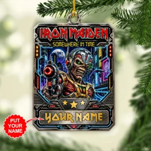 Personalized Iron Maiden Custom Shape 2-side Printed Acrylic Ornament - GNE8809