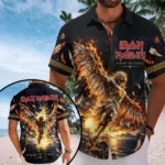 Iron Maiden Short Sleeve Button-Down Shirt – TMTHU9435
