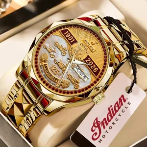 Indian Motorcycle 125th Anniversary Alloy Luxury Quartz Watch - TMTHU9035