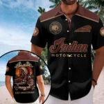 Indian Motorcycle 125th Anniversary Short Sleeve Button-Down Shirt – HOATT20904