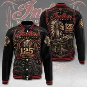 Indian Motorcycle 125th Anniversary Varsity Jacket - TMTHU9539