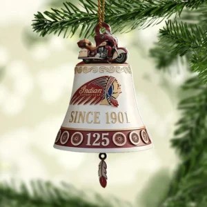 Indian Motorcycle 125th Anniversary Custom Shape 2-side Printed Acrylic Ornament - HOATT21160