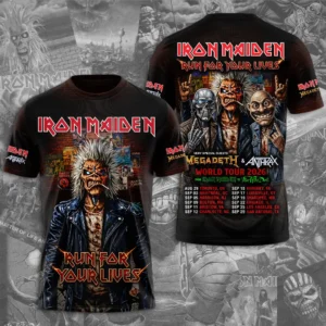 Iron Maiden 2026 World Tour 3D Apparel - TMTHU9098