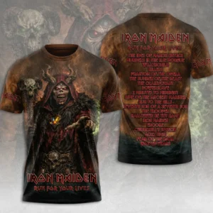 Iron Maiden 2026 World Tour 3D Apparel - TMTHU9174