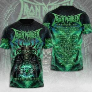 Iron Maiden 2026 World Tour 3D Apparel - TMTHU9179