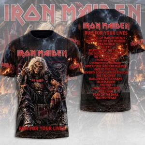 Iron Maiden 2026 World Tour 3D Apparel - TMTHU9198