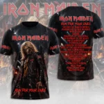 Iron Maiden 2026 World Tour 3D Apparel – TMTHU9238