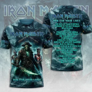 Iron Maiden 2026 World Tour 3D Apparel - TMTHU9265
