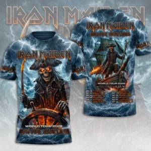 Iron Maiden 2026 World Tour 3D Apparel - TMTHU9267