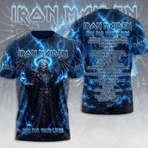 Iron Maiden 2026 World Tour 3D Apparel - TMTHU9358