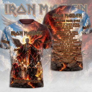 Iron Maiden 2026 World Tour 3D Apparel - TMTHU9361