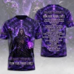 Iron Maiden 2026 World Tour 3D Apparel – TMTHU9362