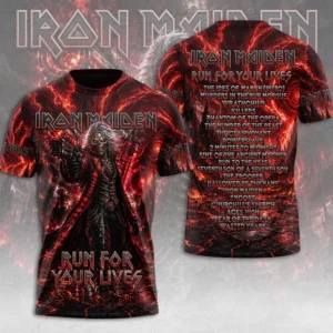 Iron Maiden 2026 World Tour 3D Apparel - TMTHU9363
