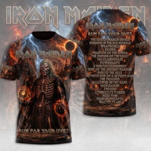 Iron Maiden 2026 World Tour 3D Apparel - TMTHU9397