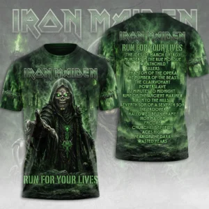 Iron Maiden 2026 World Tour 3D Apparel – TMTHU9453