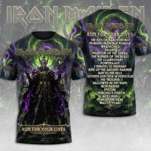 Iron Maiden 2026 World Tour 3D Apparel – TMTHU9554