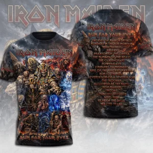 Iron Maiden 2026 World Tour 3D Apparel – TMTHU9566
