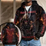 Iron Maiden 2026 World Tour 3D Unisex Waffle Hoodie – TMTHU9219