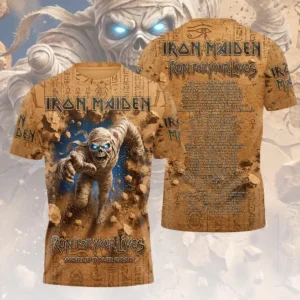 Iron Maiden 2026 World Tour 3D Apparel - HOATT20922