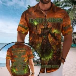 Iron Maiden 2026 World Tour Short Sleeve Button-Down Shirt – TMTHU9343