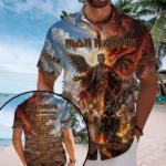Iron Maiden 2026 World Tour Short Sleeve Button-Down Shirt – TMTHU9427
