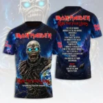 Iron Maiden 2026 World Tour 3D Apparel – HOATT21086