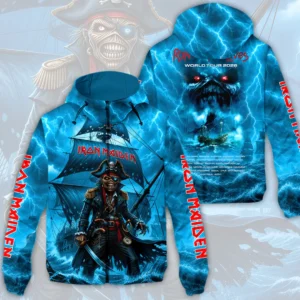 Iron Maiden 2026 World Tour 3D Windbreaker Jacket - HOATT21090