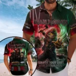 Iron Maiden 2026 World Tour Short Sleeve Button-Down Shirt – TMTHU9074