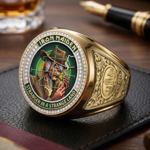 Iron Maiden 3D Engraved Ring - TMTHU9430
