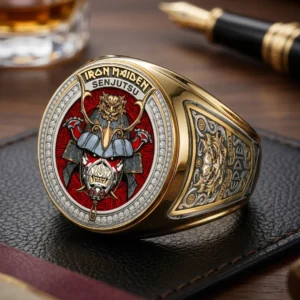 Iron Maiden 3D Engraved Ring - TMTHU9393