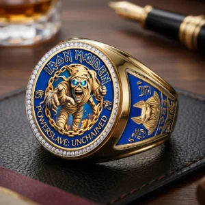Iron Maiden 3D Engraved Ring - TMTHU9394