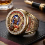 Iron Maiden 3D Engraved Ring – TMTHU9406