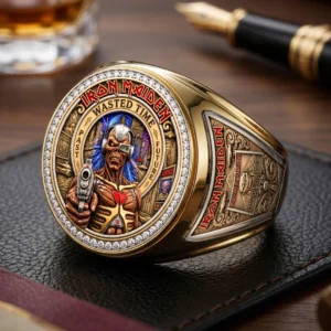 Iron Maiden 3D Engraved Ring - TMTHU9406