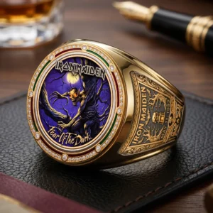 Iron Maiden 3D Engraved Ring - TMTHU9568